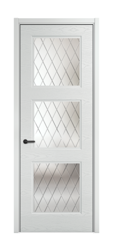 Дверь межкомнатная Рино 3 Цвет Гриджио Покрытие ЭМАЛИ Эмаль Наличник L 50 Цена 48689