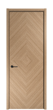 Дверь межкомнатная Юнит 02 Цвет Дюна 605SM Покрытие ШПОН Мультишпон Наличник L 50 Цена 53331