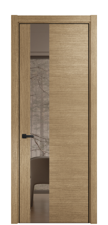 Дверь межкомнатная Ветро 14 Цвет Дуб Янтарь Покрытие ШПОН Шпон масло Наличник L 75 Цена 54775