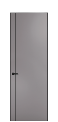 Дверь межкомнатная Слот 10-011 Цвет Ирис Покрытие Эмаль  Наличник Скрытый короб хром Цена 41250