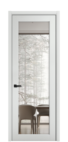 Дверь межкомнатная Страда 11 Цвет Ясень Облачный Покрытие ЭМАЛИ Шпон крашеный Наличник L 50 Цена 53605