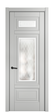 Дверь межкомнатная Элеганс 4 Цвет Телегрей Покрытие ЭМАЛИ Эмаль Наличник L 75 Цена 52195
