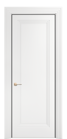 Дверь межкомнатная Степ 01 Цвет Белый Покрытие Эмаль  Наличник Степ 110 Цена 62225