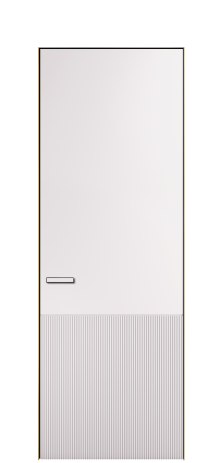 Дверь межкомнатная Бриз 4 Цвет Крем Покрытие ЭМАЛИ Эмаль Наличник  Скрытый короб золото Цена 63935