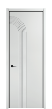 Дверь межкомнатная Меццо 16 Цвет Облачный Покрытие Эмаль  Наличник L 50 Цена 42475