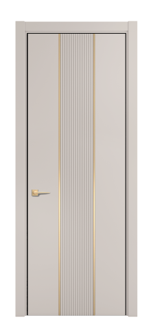 Дверь межкомнатная Меццо Слот 11 Цвет Ирис Покрытие ЭМАЛИ Эмаль Наличник Скрытый короб золото Цена 50197